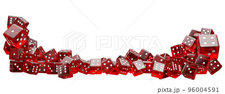 Dice red on the floor 96004591