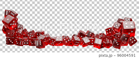 Dice red on the floor 96004591
