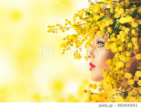 Woman mimosa beauty 96004991