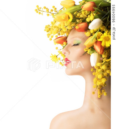 Tulips and mimosa beauty Tulips and mimosa beauty 96004993