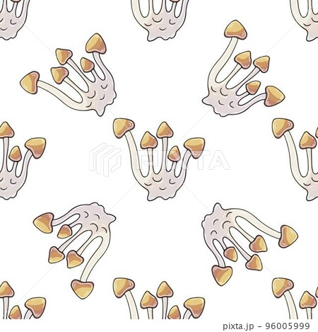 Autumn mood. Illustration in hand draw style. Seamless pattern 96005999