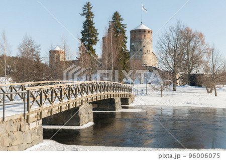 Winter landscape of Savonlinna, Finland Winter landscape of Savonlinna, Finland 96006075