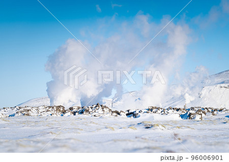 Renewable energy sources. Thermal power plant in Iceland. Clean energy. Renewable energy sources. Thermal power plant in Iceland. Clean energy. 96006901