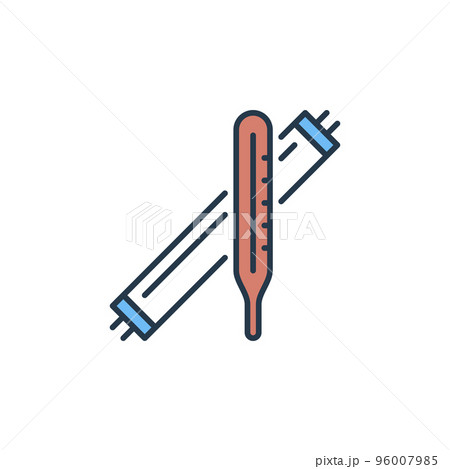 Mercury recycling vector concept colored icon or sign Mercury recycling vector concept colored icon or sign 96007985