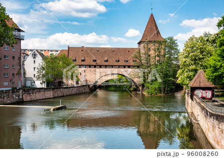 View of the historical center of Nuremberg. Middle Franconia, Bavaria, Germany 96008260