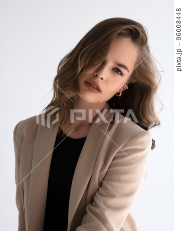 Natural look. Beauty model woman . Model test 96008448