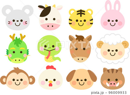 十二支 干支 顔 十二支 干支 顔 96009933