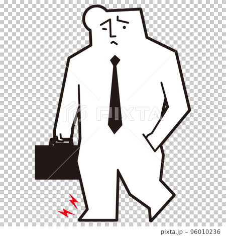 足が痛い男性会社員 96010236