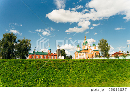 Russian orthodox church in old historical town Kolomna, Russia, Moscow area - may, 2022 Russian orthodox church in old historical town Kolomna, Russia, Moscow area - may, 2022 96011027