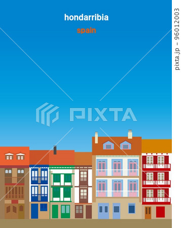 オンダリビア　hondarribia　フエンテラビーア　fuenterrabia　アルマ広場　バスク 96012003