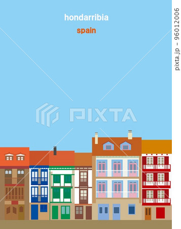 オンダリビア　hondarribia　フエンテラビーア　fuenterrabia　アルマ広場　バスク 96012006