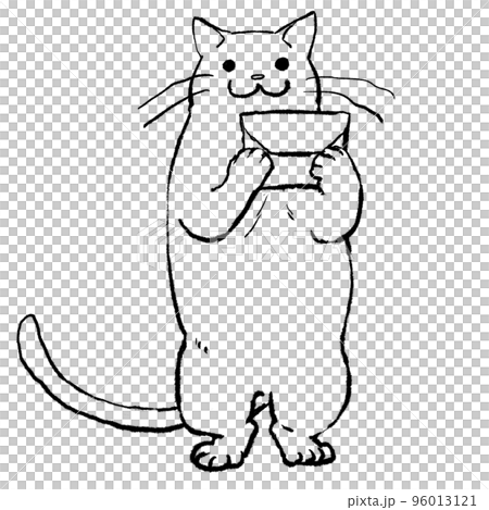 手紙を持つねこさん 手紙を持つねこさん 96013121