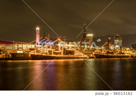 神戸港 練習艦隊 満艦飾 96013162