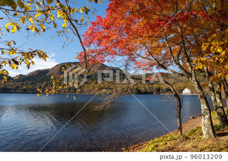秋の榛名湖畔 群馬県 秋の榛名湖畔 群馬県 96013209