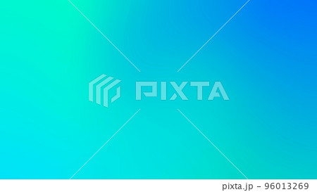 寒色系爽やかなグラデーションの抽象的なイメージ背景 96013269