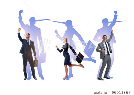 Lier concept with business people and nose Lier concept with business people and nose 96013367