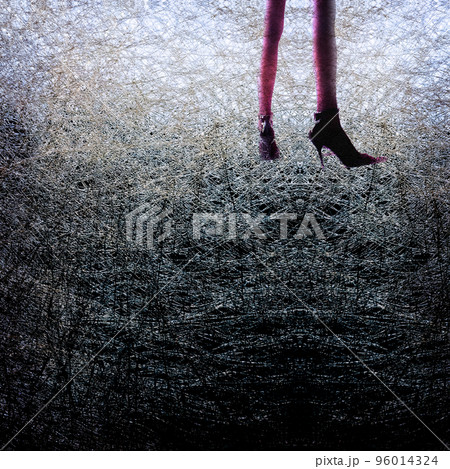 ヒールと脚 96014324