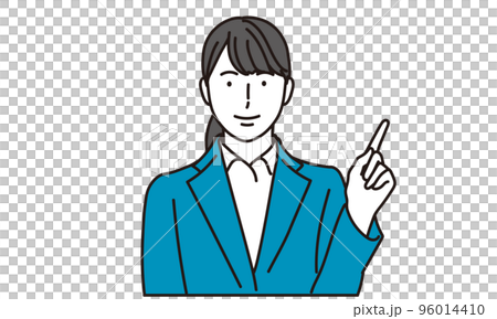 business woman pointing 96014410