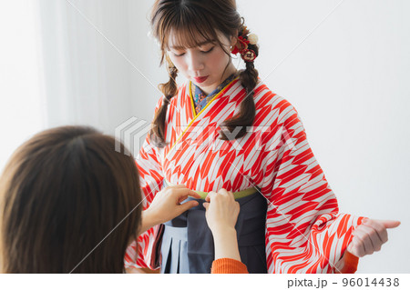 袴 矢絣 着付け 袴 矢絣 着付け 96014438