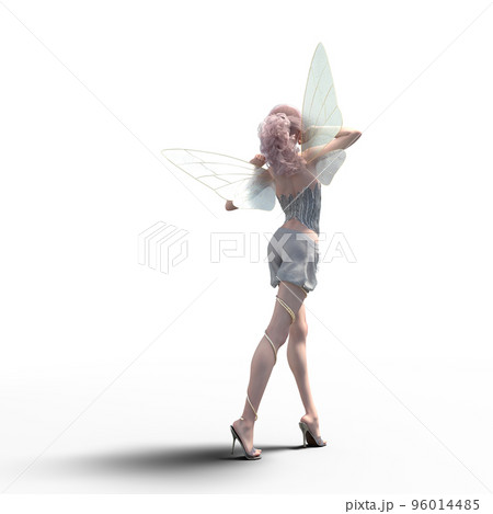 可愛い妖精 perming 3DCGイラスト素材 可愛い妖精 perming 3DCGイラスト素材 96014485