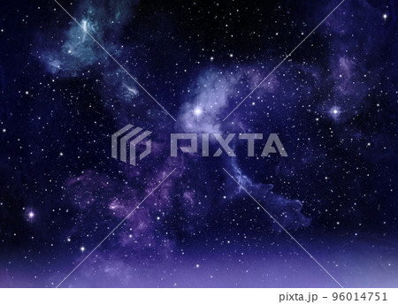 A space of the galaxy ,atmosphere with stars at dark background 96014751