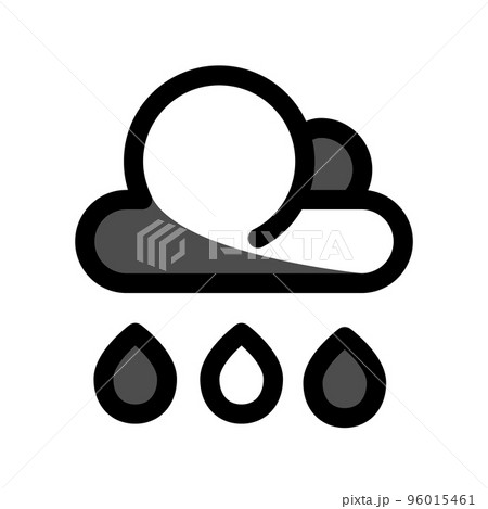 Illustration Vector Graphic of Rain Icon 96015461