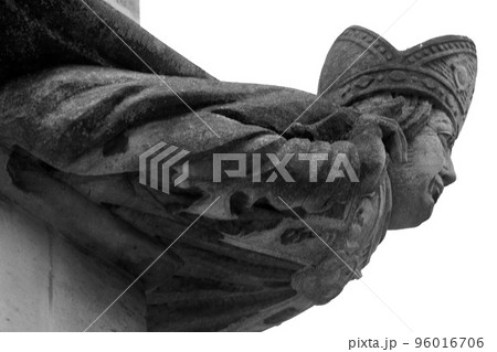 Gargoyle adorning the facades of the university colleges in Oxford, UK. Gargoyle adorning the facades of the university colleges in Oxford, UK. 96016706