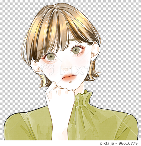 悩んでいる女性 96016779