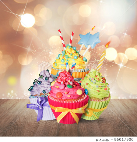 Birthday cupcake Birthday cupcake 96017900