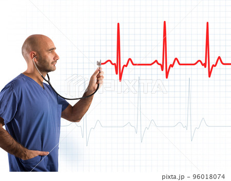 Graphic heartbeat 96018074
