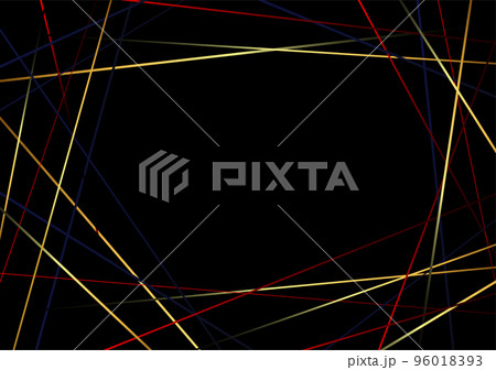 Abstract red, blue, gold line and black background for business card, cover, banner, flyer. Vector illustration Abstract red, blue, gold line and black background for business card, cover, banner, flyer. Vector illustration 96018393