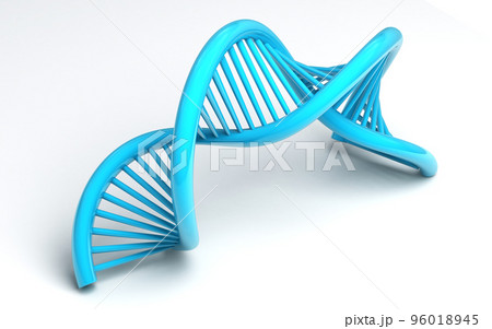 3d rendered dna isolated on white background 3d rendered dna isolated on white background 96018945
