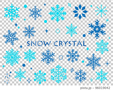 雪の結晶セット 96019042