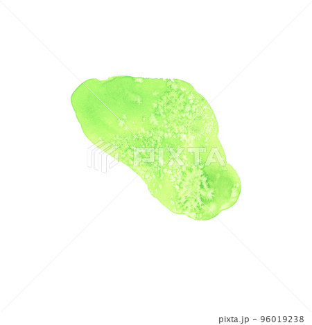Abstract light green color watercolor stain isolated. Watercolor hand drawn texture for backgrounds, cards, banner Abstract light green color watercolor stain isolated. Watercolor hand drawn texture for backgrounds, cards, banner 96019238