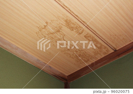 和室の天井の雨漏り跡のシミ 96020075