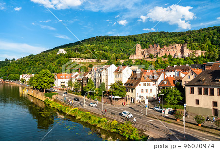 View of Heidelberg with its castle in Baden-Wurttemberg, Germany 96020974