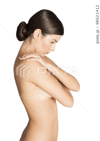 Naked girl portrait 96021412
