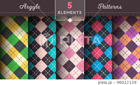 Argyle Seamless Pattern, Fabric Texture Background, Textile Wallpaper 96022139