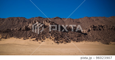 desert landscape El Berdj canyon in Tassili NAjjer National Park, Algeria desert landscape El Berdj canyon in Tassili NAjjer National Park, Algeria 96023907