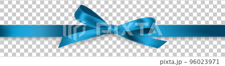 Vector illustration of blue ribbon Vector illustration of blue ribbon 96023971