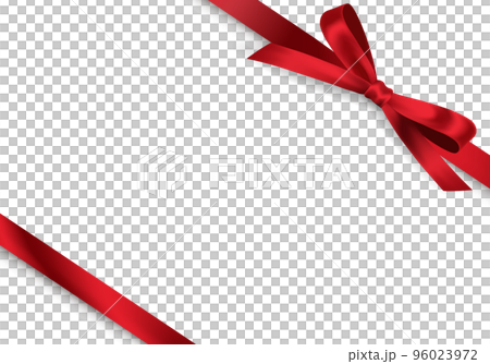 Vector illustration of red ribbon 96023972