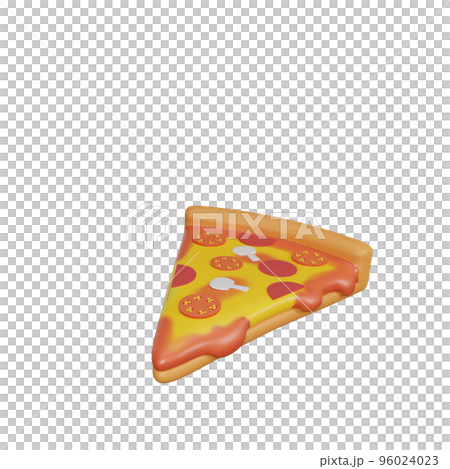 3d rendering of pizza junk food icon 3d rendering of pizza junk food icon 96024023