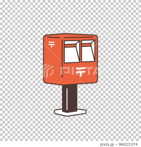 Illustration material of a simple post 96025374