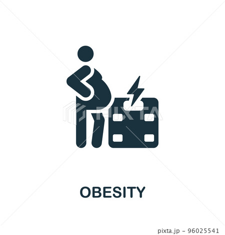 Odesity icon. Monochrome simple Detox Diet icon for templates, web design and infographics Odesity icon. Monochrome simple Detox Diet icon for templates, web design and infographics 96025541