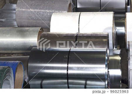 Rolls of cold-rolled galvanized steel in stock Rolls of cold-rolled galvanized steel in stock 96025963