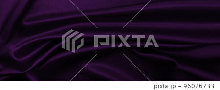 Smooth elegant lilac silk or satin luxury cloth texture as abstract background. Luxurious background design 96026733