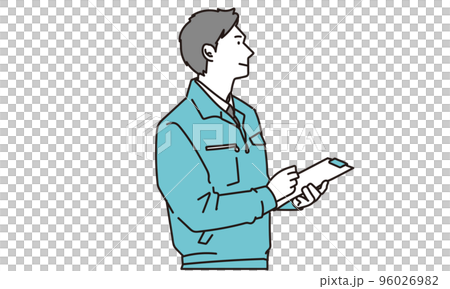 引越しの見積りをする引越し業者	 96026982