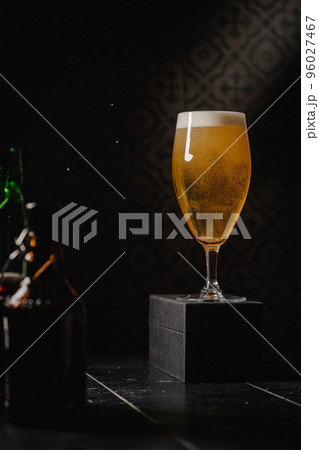 Glass of light beer Glass of light beer 96027467