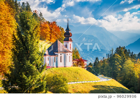 Berchtesgaden, Germany. Watzmann Mountain, Bavarian landscape. Berchtesgaden, Germany. Watzmann Mountain, Bavarian landscape. 96029936