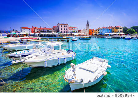 Fazana, Croatia. Beautiful small town in  Istria Peninsula, Adriatic Sea 96029947